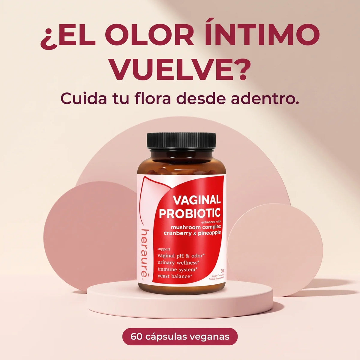 Heraure probiótico femenino 60 cápsulas