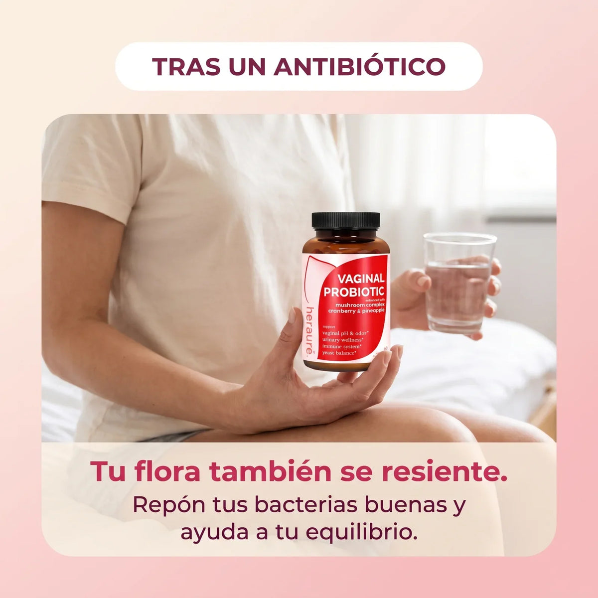Heraure probiótico femenino 60 cápsulas